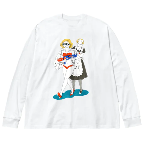 奥様は楽園の覇者 Big Long Sleeve T-Shirt