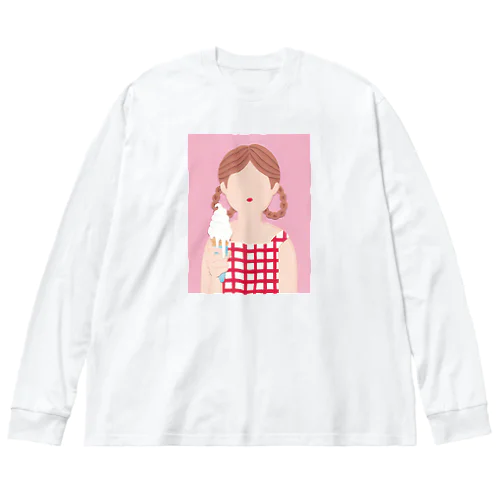 ソフトクリ〜ムガ〜ル ビッグシルエットロングスリーブTシャツ