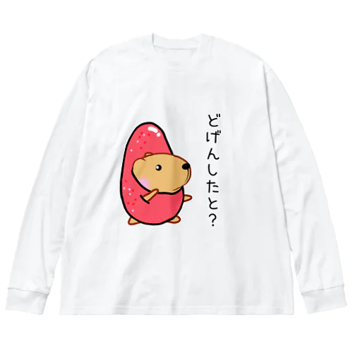 きゃぴばらめんたいこ【どげんしたと？】 Big Long Sleeve T-Shirt