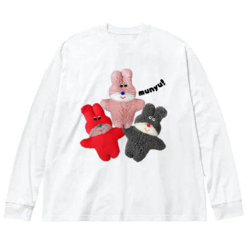 トリプルフニミちゃん ビッグシルエットロングスリーブTシャツ