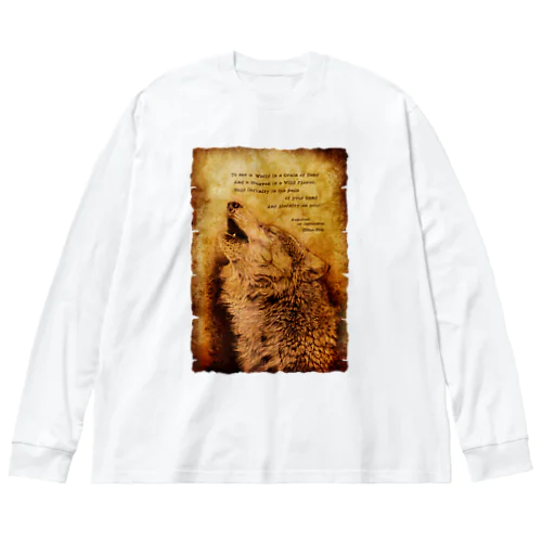 Howling Wolf 2 Big Long Sleeve T-Shirt