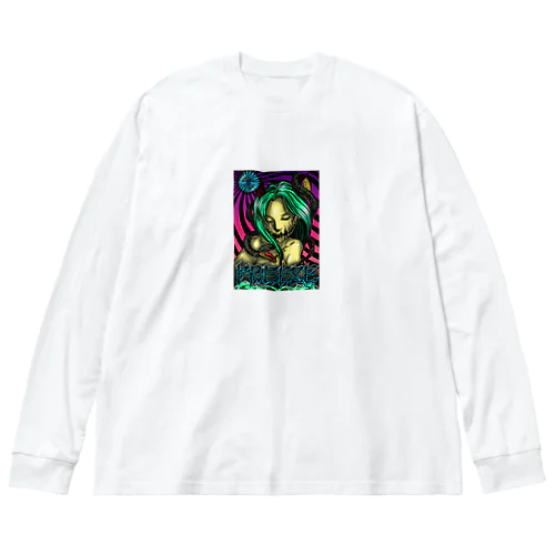 毒蛇女 Big Long Sleeve T-Shirt