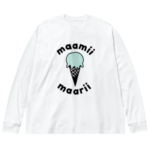 ICECREAM series ビッグシルエットロングスリーブTシャツ