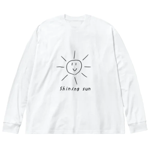 輝く太陽 ビッグシルエットロングスリーブTシャツ