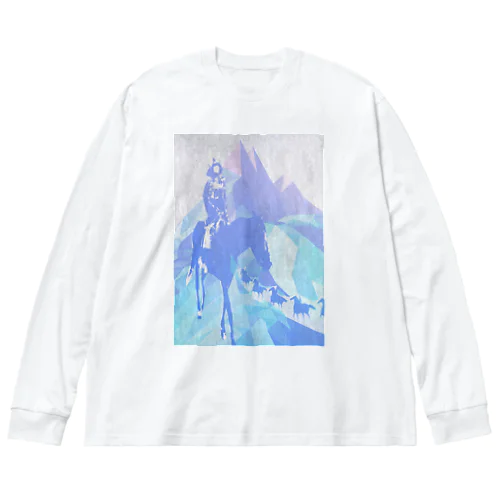 さらさら越え Big Long Sleeve T-Shirt