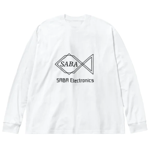 SABAロゴ(白) Big Long Sleeve T-Shirt