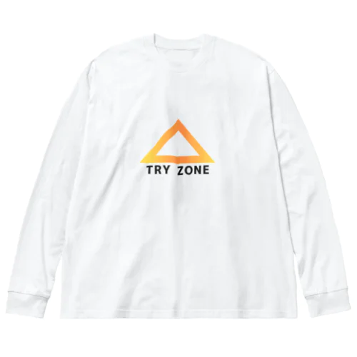 TRY ZONE 루즈핏 롱 슬리브 티셔츠