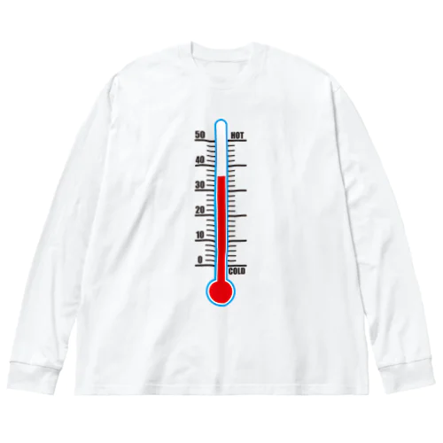 温度計 ビッグシルエットロングスリーブTシャツ