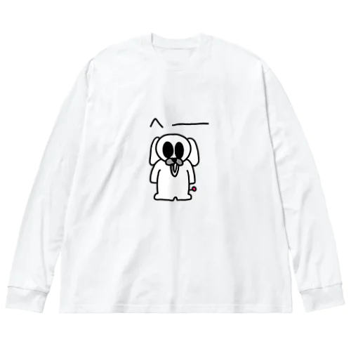 イヌ吉 ビッグシルエットロングスリーブTシャツ