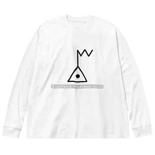 電子基準点 Big Long Sleeve T-Shirt