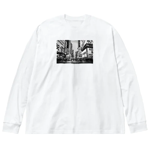 OBEY（Street Scene） Big Long Sleeve T-Shirt