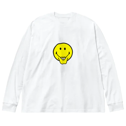 しゃくれスマイル Big Long Sleeve T-Shirt