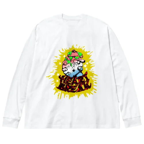 ハートブレイク Big Long Sleeve T-Shirt