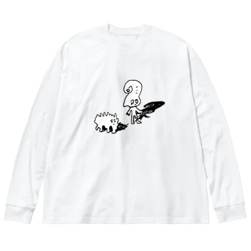 friends ビッグシルエットロングスリーブTシャツ