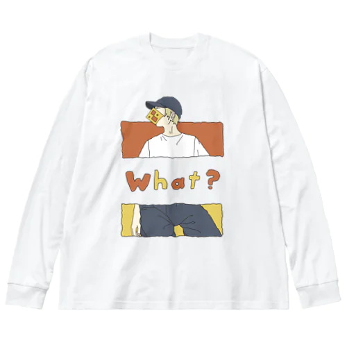 What? ビッグシルエットロングスリーブTシャツ