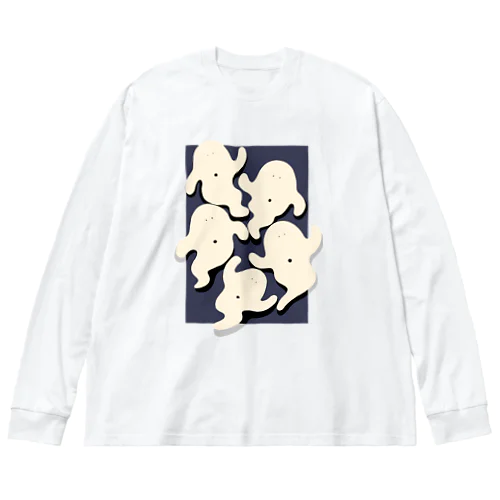 OBAKE DANCE Big Long Sleeve T-Shirt