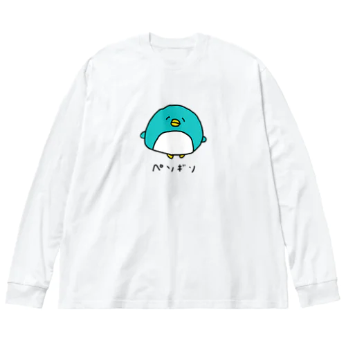 ペソ(白地用) ビッグシルエットロングスリーブTシャツ