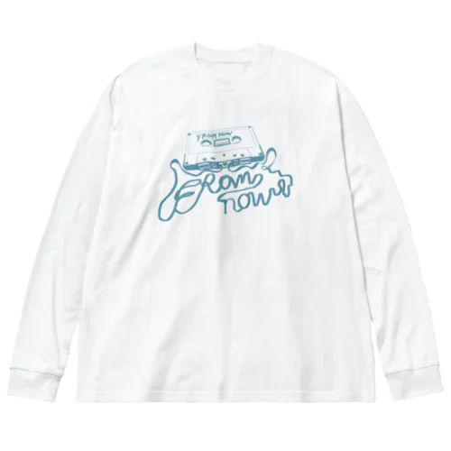 カセットテープ ビッグシルエットロングスリーブTシャツ