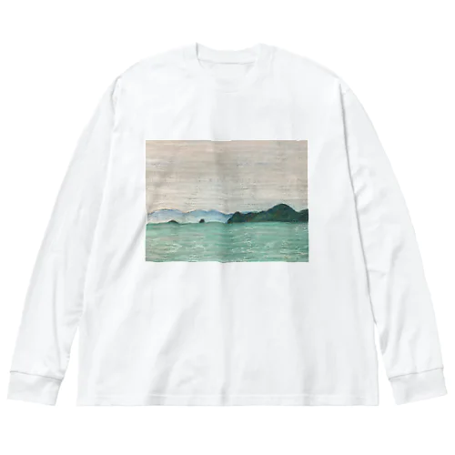 箕沖から仙酔島''-200928 ビッグシルエットロングスリーブTシャツ