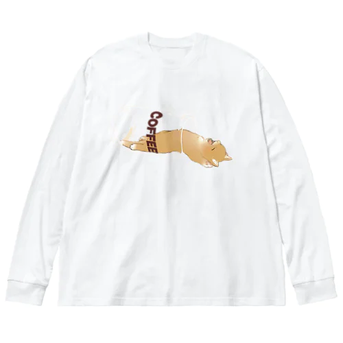 猫は液体ーMilk coffeeー Big Long Sleeve T-Shirt