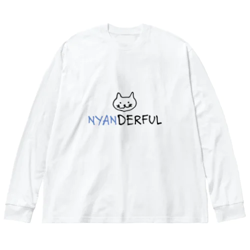 猫のニャンダフルちゃん Big Long Sleeve T-Shirt