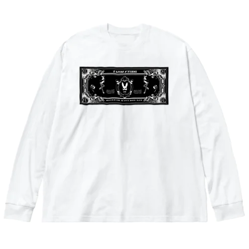 dirty money ビッグシルエットロングスリーブTシャツ