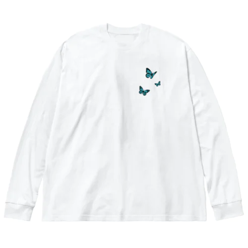 Butterfly Nun ver.back ビッグシルエットロングスリーブTシャツ