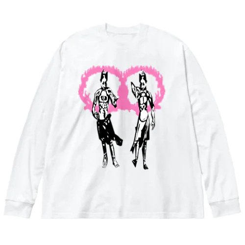 コンコンコン金剛力士像 Big Long Sleeve T-Shirt