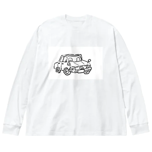 くるま ビッグシルエットロングスリーブTシャツ