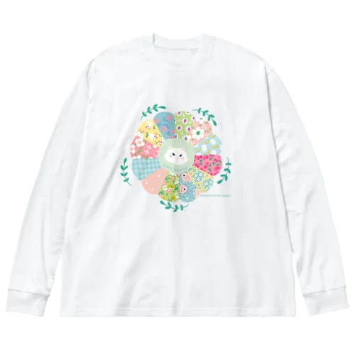 ドレスデンネコちゃん ビッグシルエットロングスリーブTシャツ