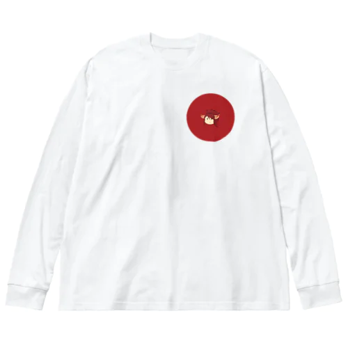 朱遠 ビッグシルエットロングスリーブTシャツ