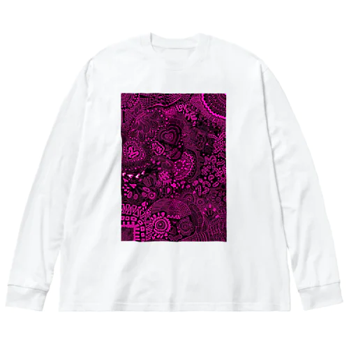 呪い Big Long Sleeve T-Shirt