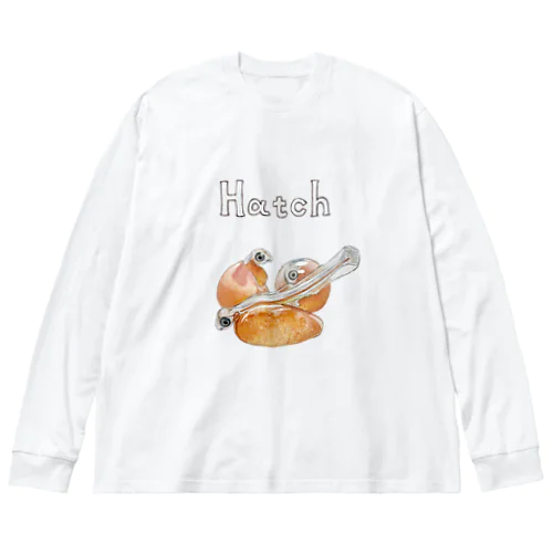 サケHatch ビッグシルエットロングスリーブTシャツ