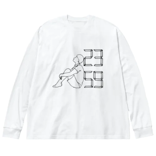 しがみつく ビッグシルエットロングスリーブTシャツ