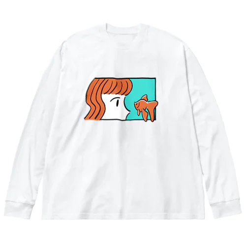 GOLD FISH ビッグシルエットロングスリーブTシャツ