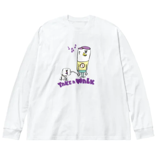 わんこと散歩 Big Long Sleeve T-Shirt