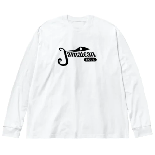 Jamaican Soul BLACK ビッグシルエットロングスリーブTシャツ