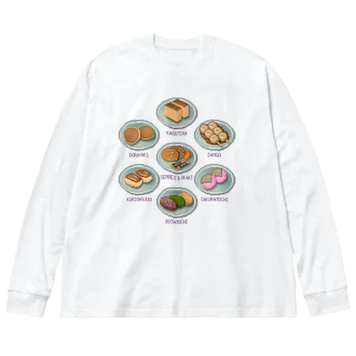 WAGASHI_2 ビッグシルエットロングスリーブTシャツ