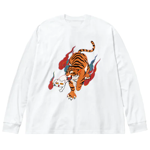 withトラ ビッグシルエットロングスリーブTシャツ