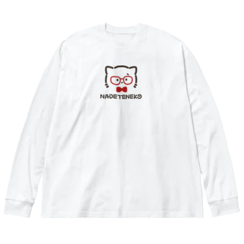 ナデテネコビックシルエットロンT Big Long Sleeve T-Shirt