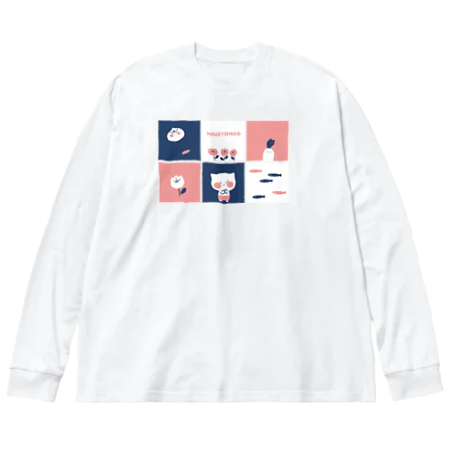 ナデテネコ ビッグシルエットロングスリーブTシャツ Big Long Sleeve T-Shirt