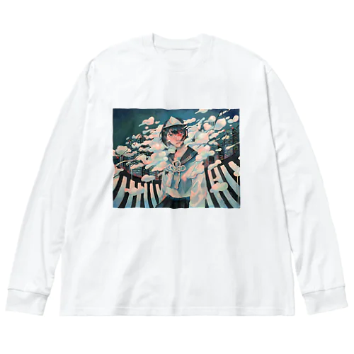 転生のTシャツ Big Long Sleeve T-Shirt