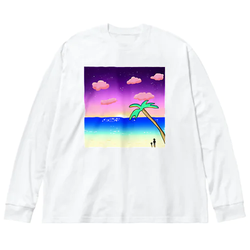 南国の風ほわ～ん Big Long Sleeve T-Shirt