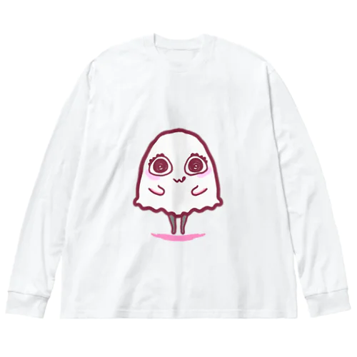 いたずらおばけちゃん(ぴんく) Big Long Sleeve T-Shirt