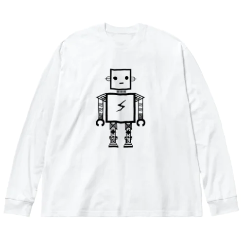 ロボ ビッグシルエットロングスリーブTシャツ