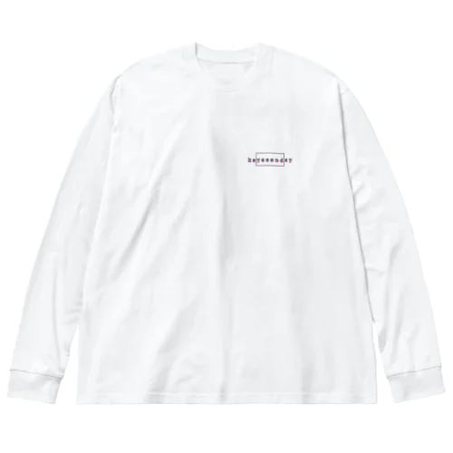 考えたら負け ビッグシルエットロングスリーブTシャツ