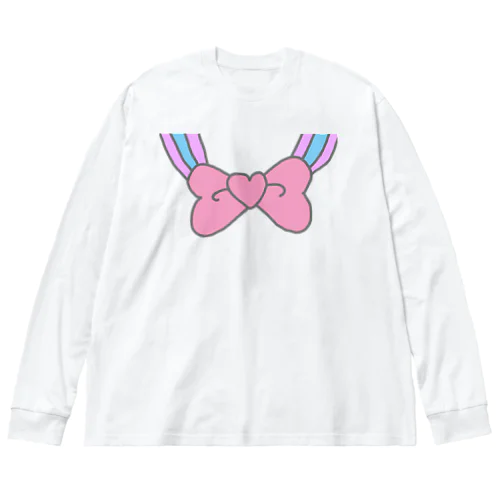 ゆめかわセーラー服 ビッグシルエットロングスリーブTシャツ