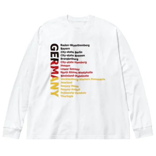 GERMANY ビッグシルエットロングスリーブTシャツ