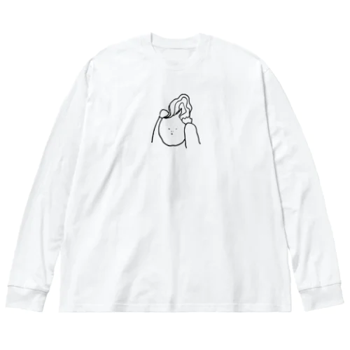 ヘアセットくん ビッグシルエットロングスリーブTシャツ