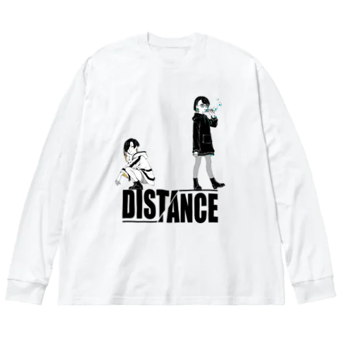 distance girls  ビッグシルエットロングスリーブTシャツ